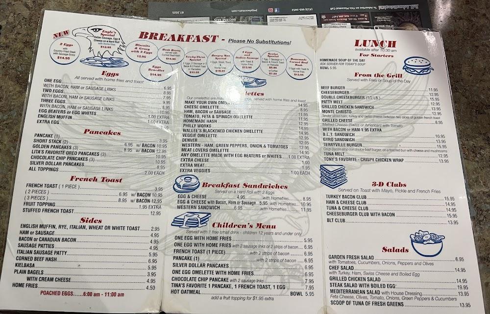 Eagles Nest Family Restaurant Egg and Cheese