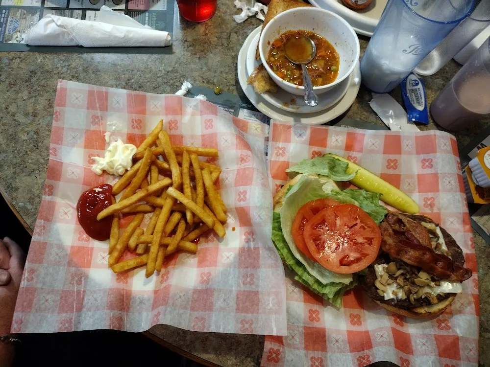 Mushroom Swiss Burger